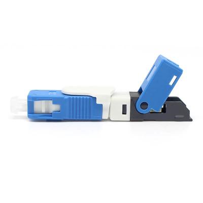 Conector de montagem de campo de fibra óptica SC UPC de modo único