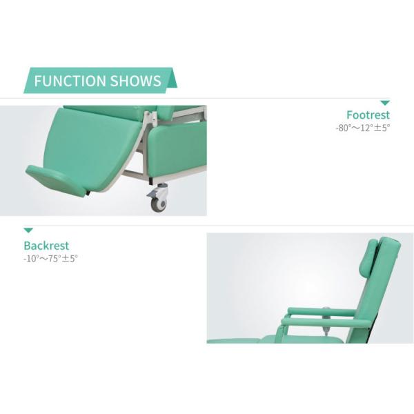 Adjustable Medical Treatment Chair Reclining Patient Chair For Clinics Dialysis And Blood Draw Procedures
