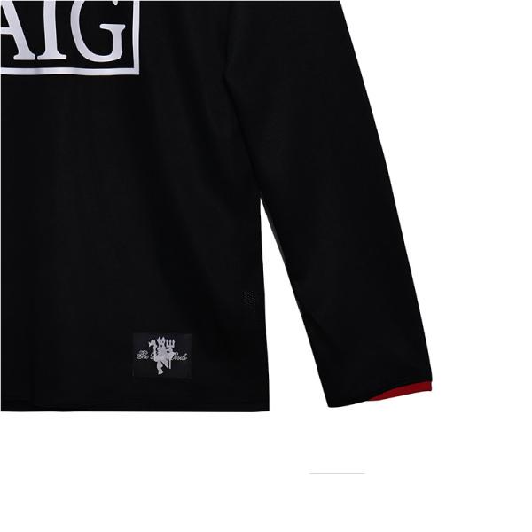 Manchester United 2007 Retro Long Sleeve Away Jersey de football Triple Réplique de l'édition de collection