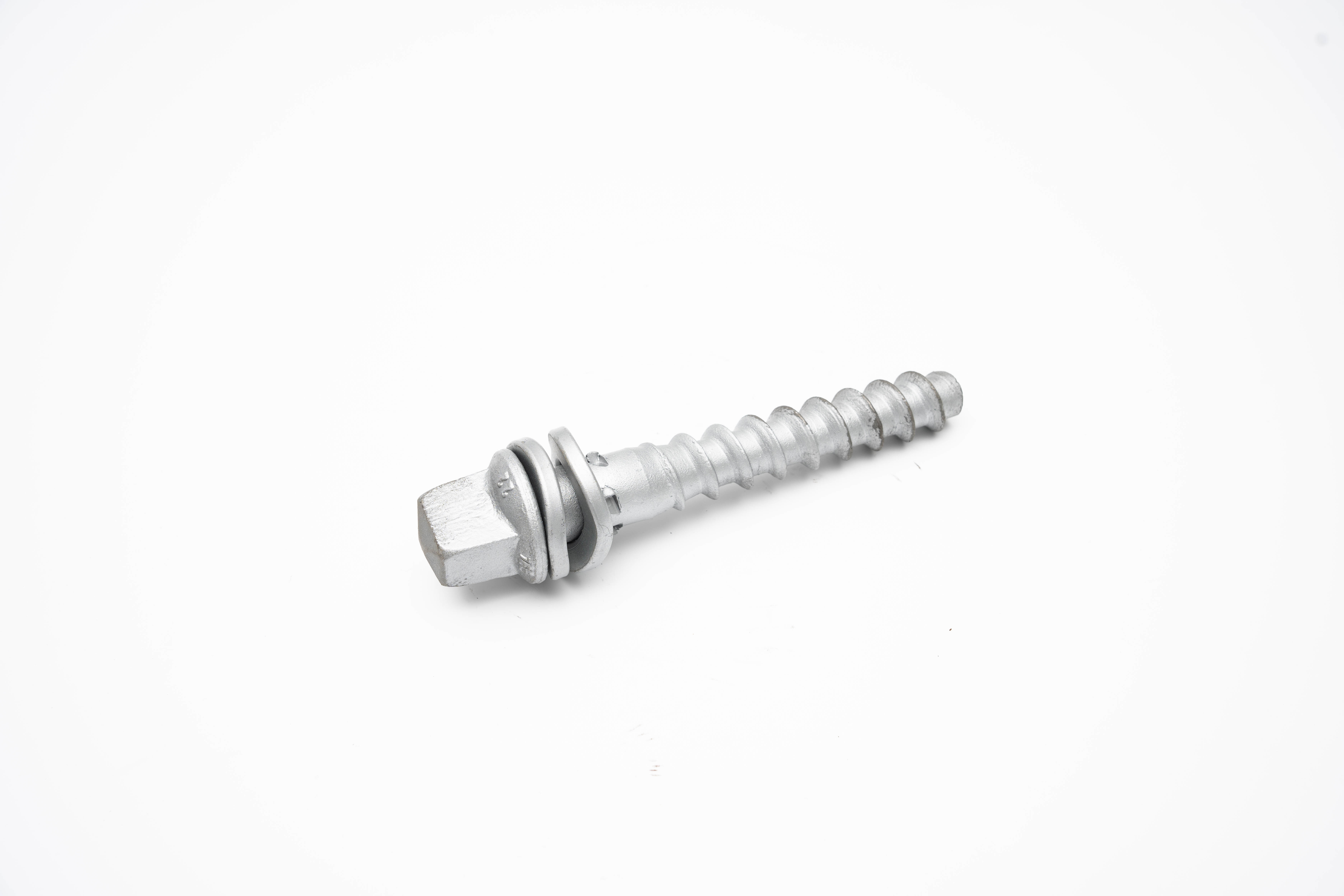 High Strength 24x165 Rail Screw Spike Grade 5.6 Railway Sleeper Screw