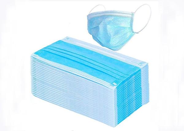 3 Ply Earloop Face Masks Antiviral Medical Respirator Mask Skin Friendly