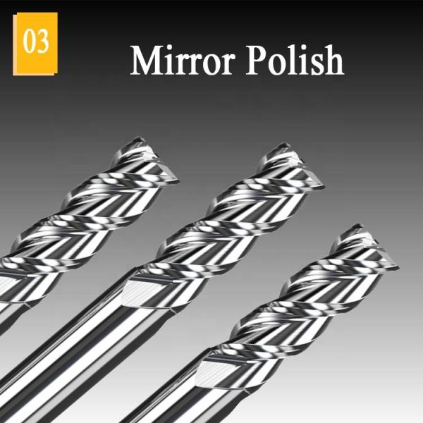 1mm Carbide End Mill HRC55 for Aluminum CNC Milling
