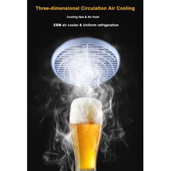 Шкаф дисплея Темпратуре холодильника стойки напитка супермаркета воздушного охлаждения 2 до 8