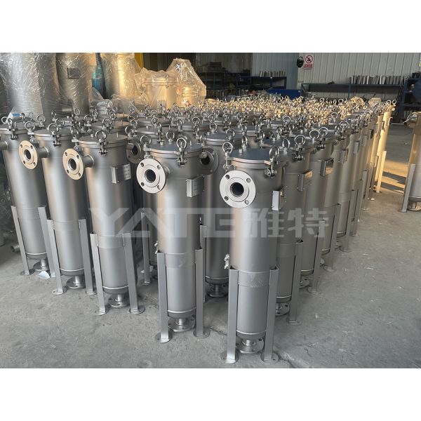 Juice Honey Perfume Filter Stainless Steel 304 Duplex Bag Filter Housing