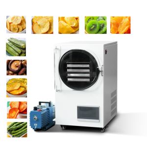 Secador de gelo pequeno 110V do CE 5kg 6Kg Mini Vacuum Lyophilizer For Lab