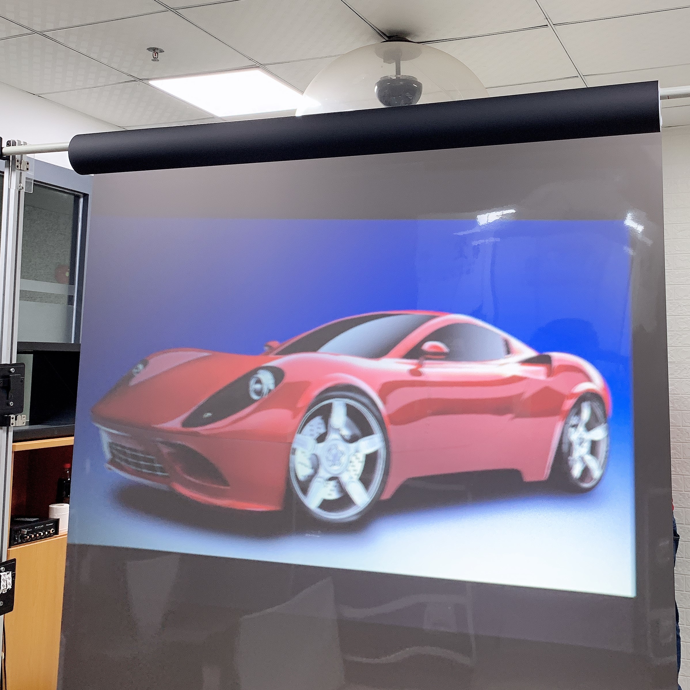 фильм экрана касания hologram задней проекции Собственн-прилипателя прозрачный для рекламы окна