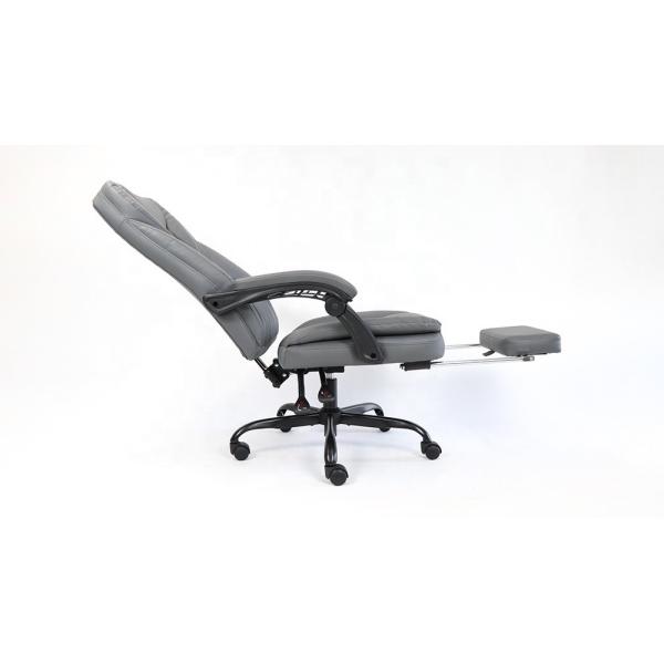 Executive Chair with Footrest Anji Manufactures Comfortable PU Leather Swivel Chair