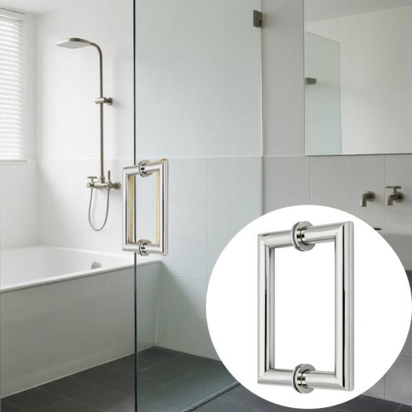 Hot Sale Manufactured Customized Stainless Steel Glass Door Pull Shower Door Handle