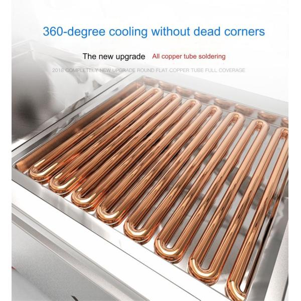 2024 Most Popular Fry Ice Cream Machine with Rapid Refrigeration and Fast Molding