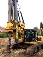 Viruta hidráulica Rig Max de KR125C. Esfuerzo de torsión de perforación el 125kN.m de la profundidad los 43m del diámetro 1300m m