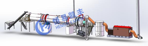 2-3T/D Capacidad Horno de carbonización Método de calentamiento semiautomático encendido por el quemador y propio de gas de combustión con 2