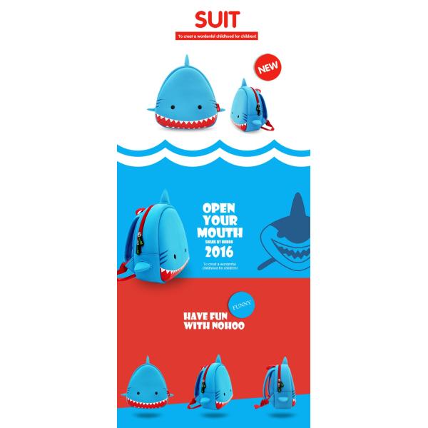 Professional Toddler Shark Backpack For Baby Boy Various Color