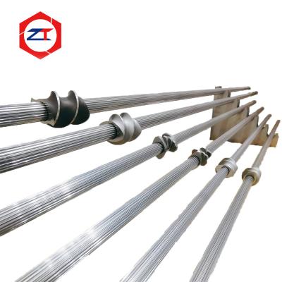 Eixo extrusor de parafuso duplo laminado a frio 58MC WR15E WR30 40CrNIMoa Parafuso de mistura