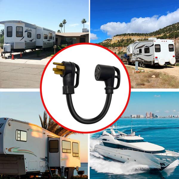 30 Amps Nema Extension Cord  TT-30 Locking Plug With SJTW 3C 10AWG Cable With Deap Sea Underwater  3 Pin Connectors IP68