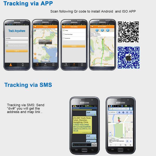 Mini GSM GPS Tracker Child Kids Elderly SOS Emergent Help Communicator Sender W/ Microphone Speaker for 2-Way Phone Talk