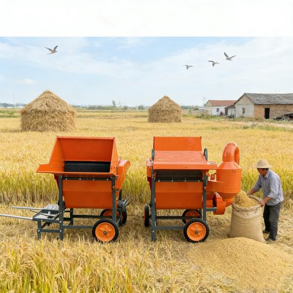 Corrosion Resistant Grain Threshing Machine Lightweight Stainless Steel Iron Construction
