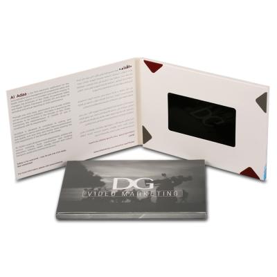 LCD panel digital brochure tft screen photo book HD display video business card