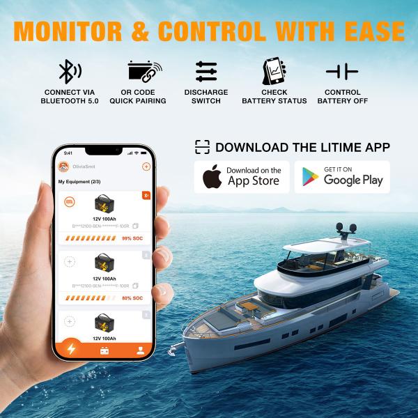 Батарея с глубоким циклом жизнедеятельности (Lifepo4)