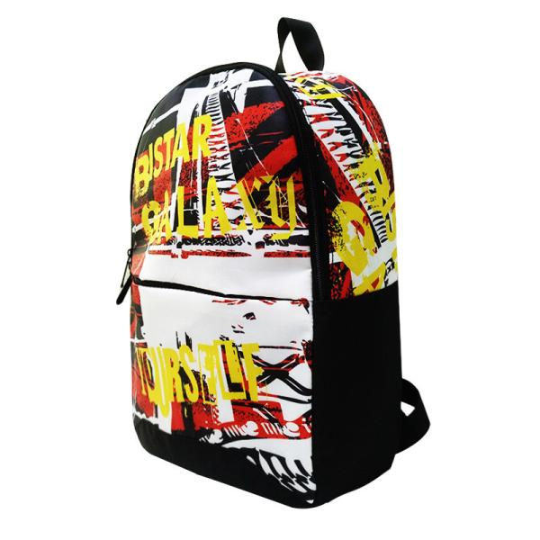 Printed shoulder bag, Japanese and Korean campus canvas bag, junior high school student bag, large capacity waterproof