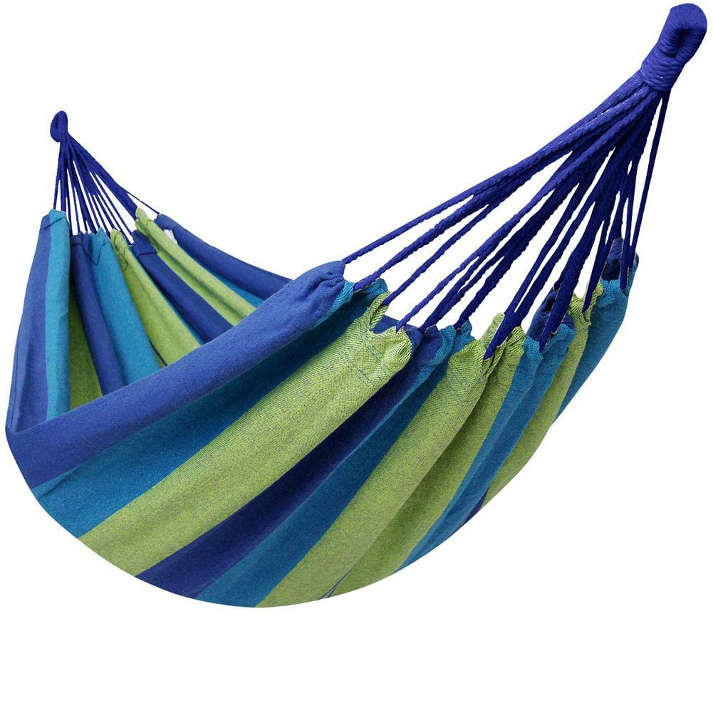 80-200 kg Weight Capacity Portable Camping Hammock Customized Request for Cotton Canvas