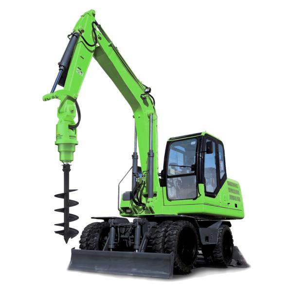 Excavator Attachments Post Hole Digger Earth Auger 260 Bar Max Torque 5477 Nm