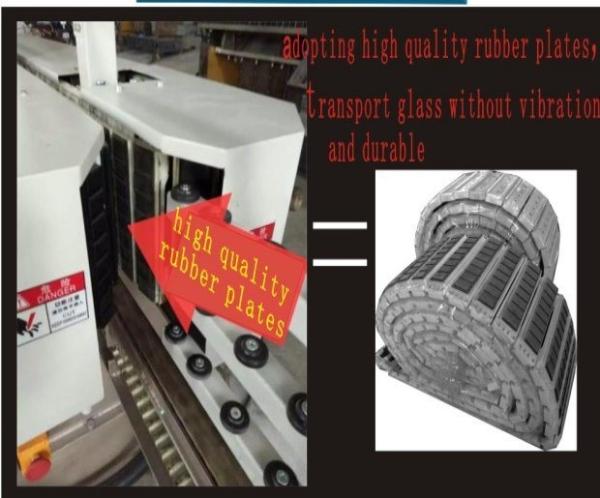 2.5mm Max. Arris Width Glass Grinding Machine for Glass Polishing in Building Industry