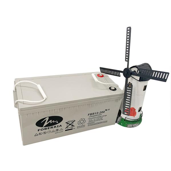 12V 200ah Deep cycle battery IEC61427 AGM  Gel Battery 522*238*221mm 59.5kg