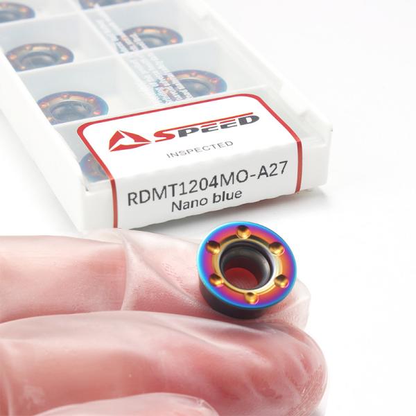 RPMT RPMT1003 RPMT1003MO RPMT10T3MOE-JS R5 R6 inserção redonda RDMT1204/10T3/1604 RPMT1204/10T3 inserto Carbide Cnc Insert