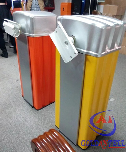 Steel Customized Logo Boom Barrier Gate , Security Car Park Barrier