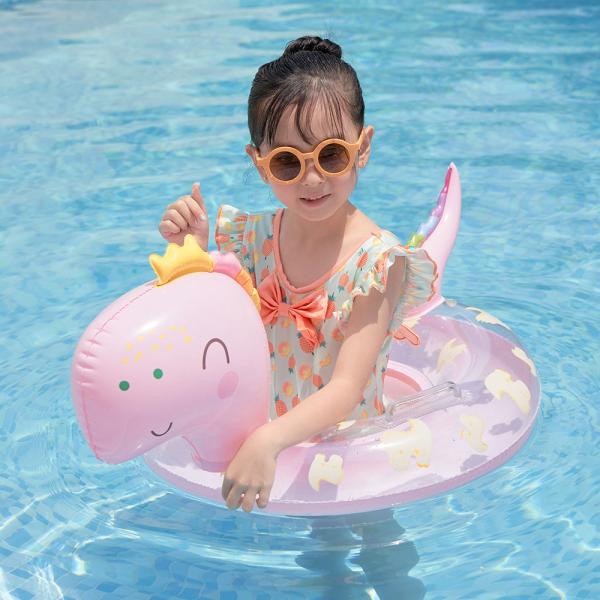 Swim Ring Inflatable Pool Floats Tube Rings Tubes Toys Bundle for Beach Swimming Party