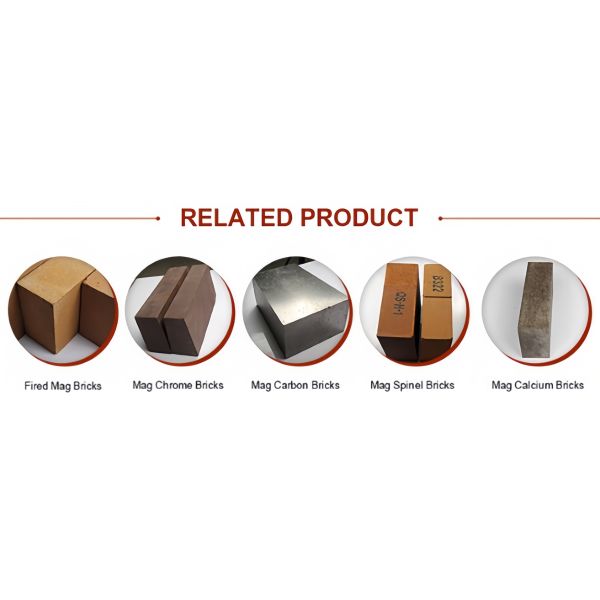 Furnace MgO Magnesium Chrome Brick Magnesite Refractory Brick Glass Furnace Resistance 2000°C