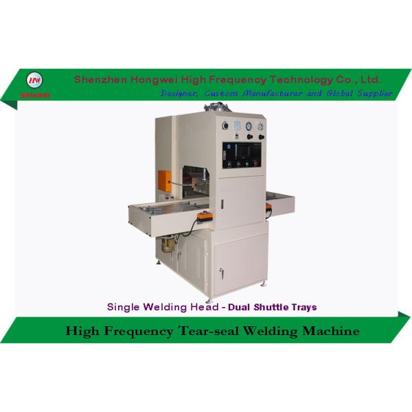 High Frequency Tear-Seal Welding Machine with Shuttle Tray
