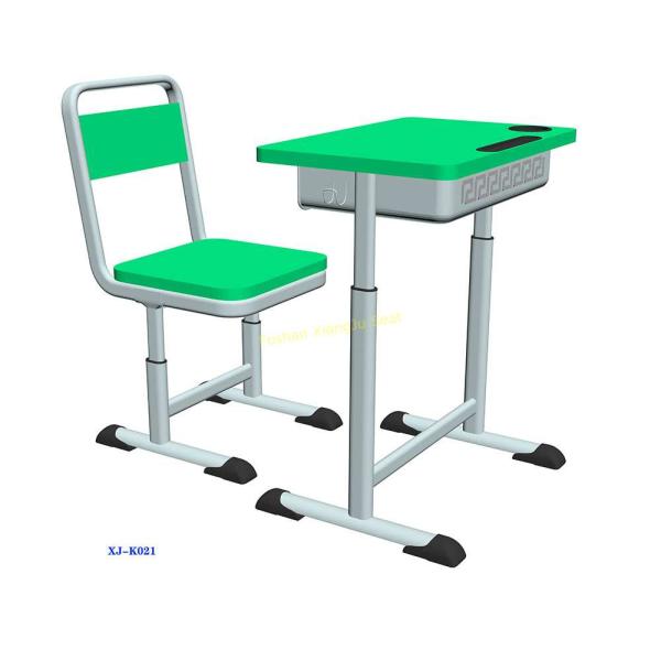 Custom Fixed Height Classroom Student Desk And Chair Set 5 Years Warranty