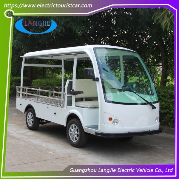 2 Seats Electric Luggage Cart 48V AC Electric Powered Utility Vehicles For Resorty