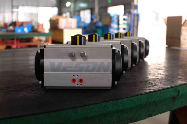 3 Position Pneumatic Drive Rack And Pinion Actuator Air Supply 4 - 8 Bar