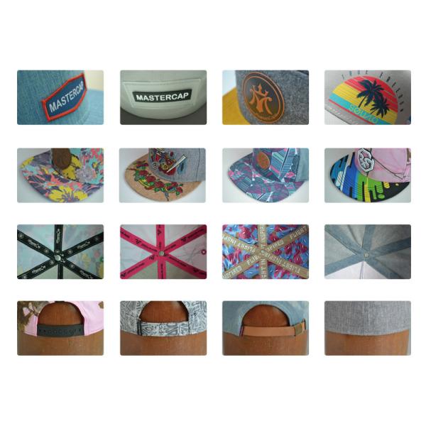 Спорт играют в гольф регулируемое печатание 6 цифров сублимации бейсбольных кепок панели