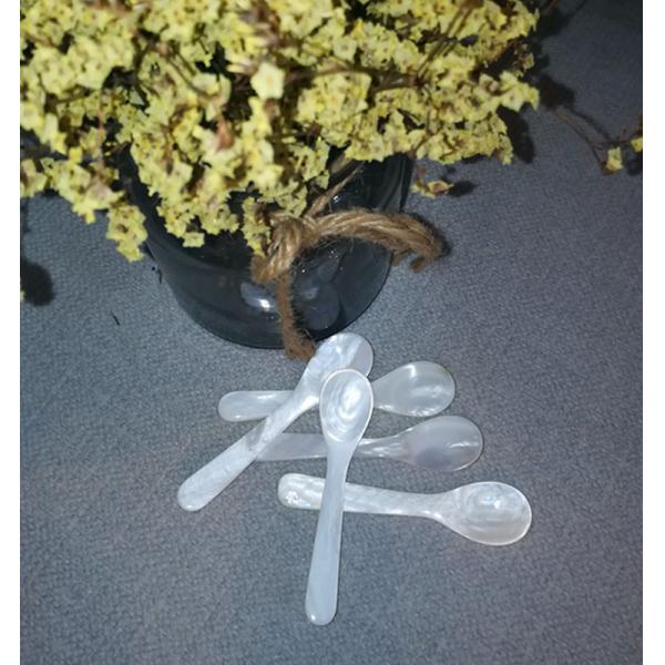 Естественная мать жемчужины Кавиарная ложка