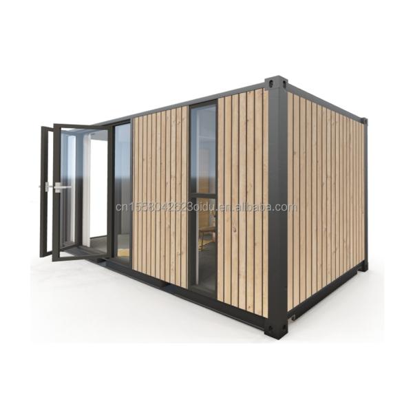 Modern One-Storey Container Houses Luxary Style Tiny Wooden Prefab Buildings for Hotels Apartments Villas or Cabins