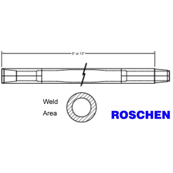 Heavy Duty Drill Rod 3 - 1/2 Friction Welded with Advanced 4140 Grade Materials