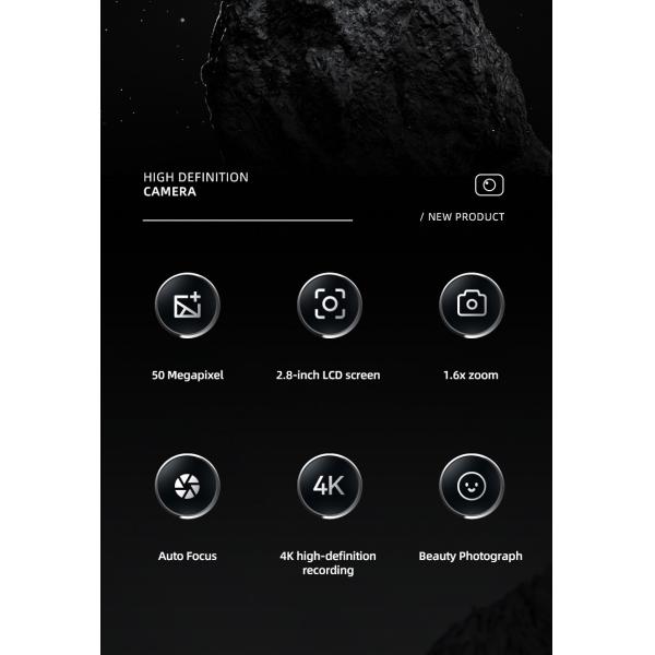 4K Photography Waterproof Digital Video Camera 32GB SD Card