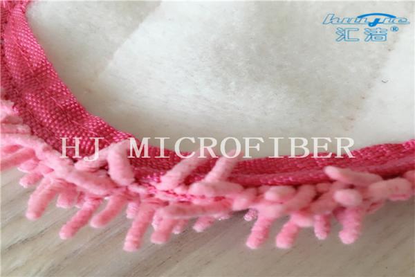 Pink Color Microfiber Small Chenille Round Shaped Car Cleanng Accessories Car Washing Tools