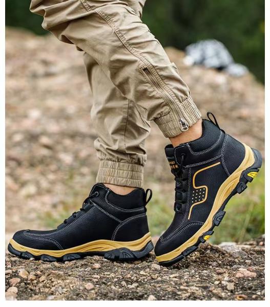 Winter Safety Work Boots Thickened Fleece Lining