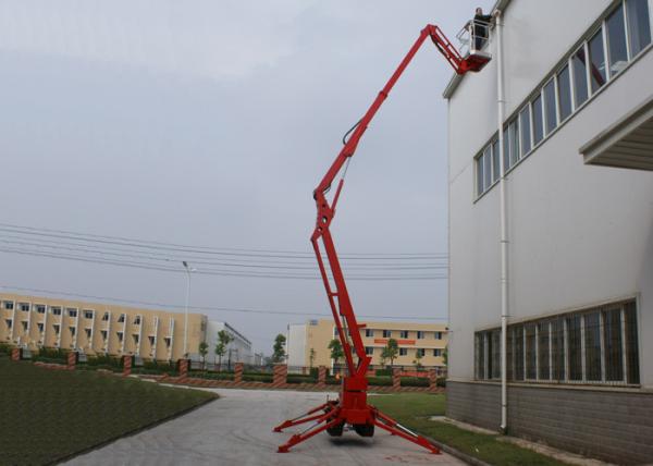 ISO / CE 53M Crawler Telescopic Upright Boom Lifts With 350KG Loading Capacity
