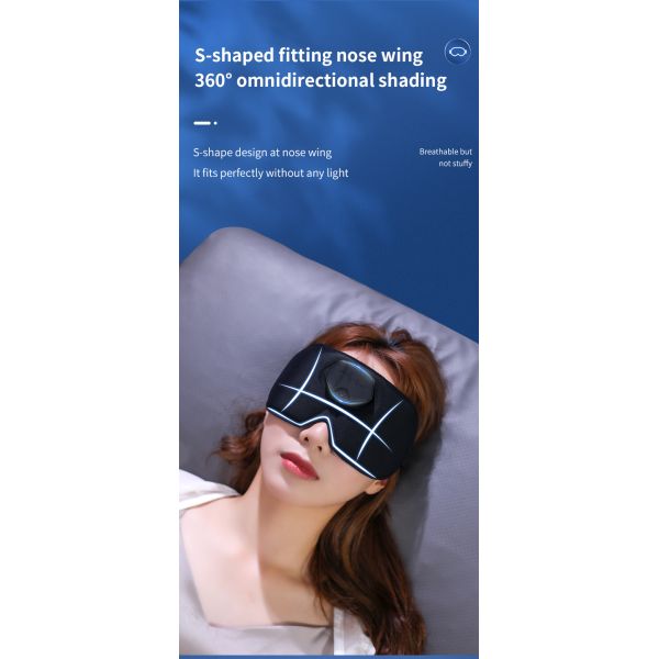 Wireless 3D Eye Massager with Multiple Massage Modes and Electric Heating for Eye Stress Relief