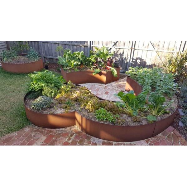 Подгоняйте лазер отрежьте гибкую выпушку сада Corten стальную для благоустраивать