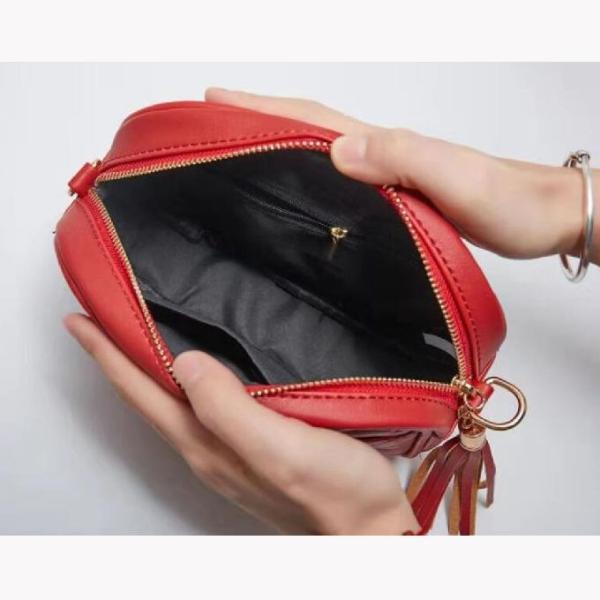 Сумка случайной вышивки женщин одиночная цепная с Tassel