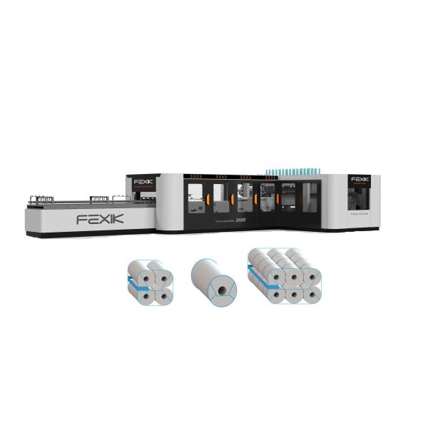 300L/Min 140packs/Min Paper Roll Wrapping Machine