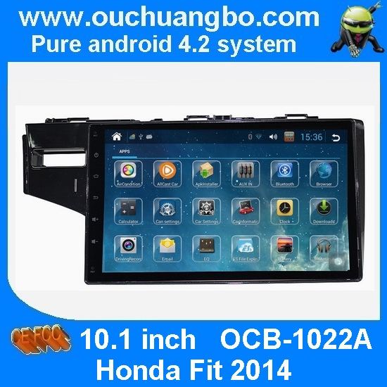 Ouchuangbo android 4.2 Honda Fit 2014 autoradio gps navigation system bluetooth mp3 mp4 player