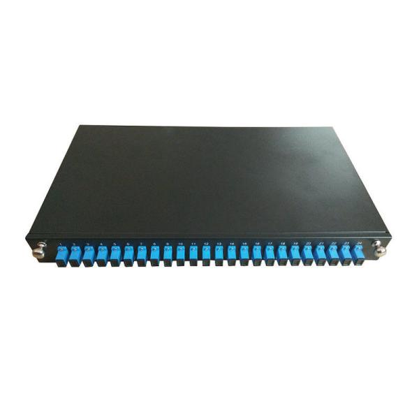 FTTB 96f Optical Fiber Cable Terminal Black Cold Roll Steel 1U