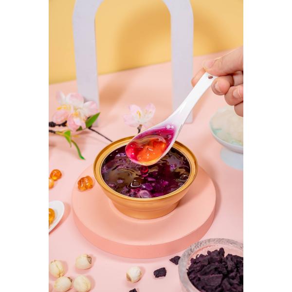 Chinese Instant Purple Sweet Potato Peach Gum Tremella Soup Sweet And Glutinous 168g